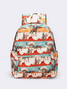 Kids Western Canvas Backpack!