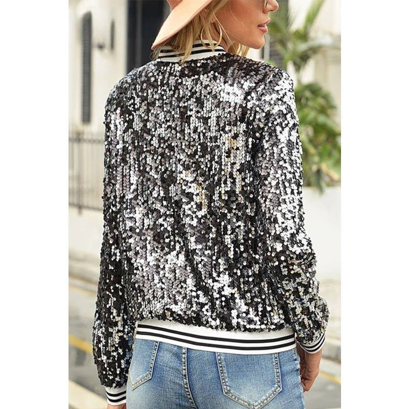 Sequin Bomber Jacket!
