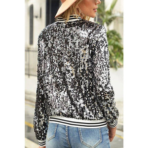 Sequin Bomber Jacket!