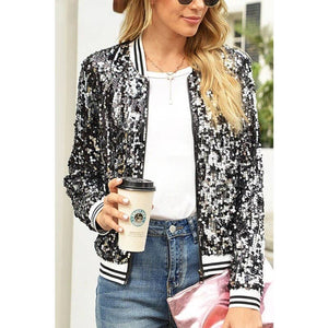 Sequin Bomber Jacket!