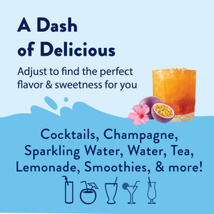 Sugar Free Hibiscus Passion Fruit Flavor Infusion Syrup!