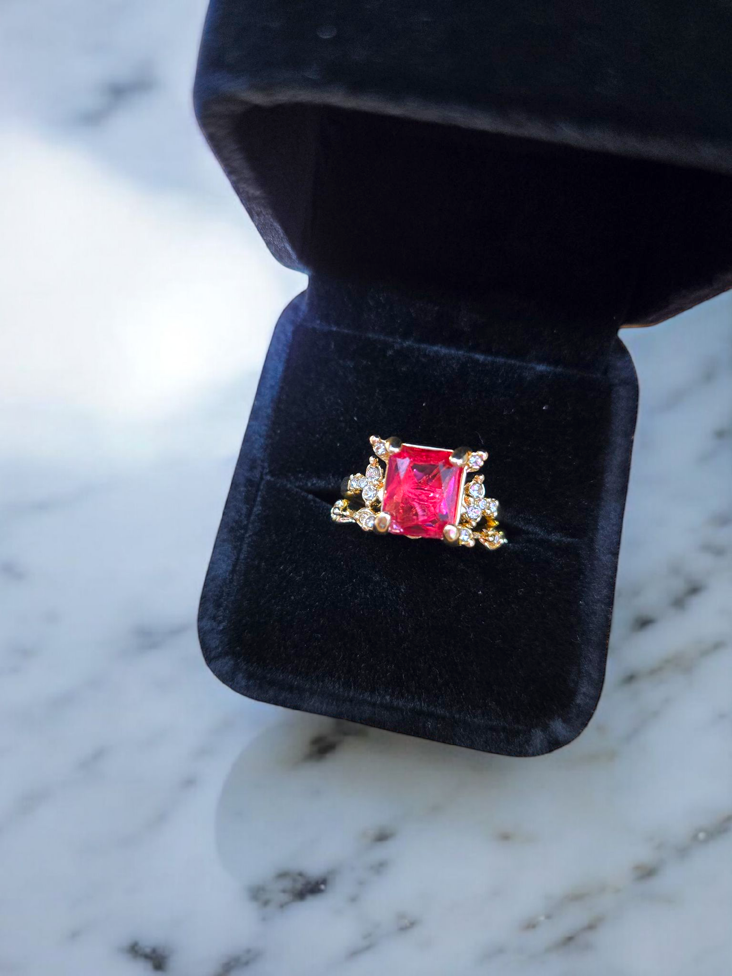 Fushia Pink Ring Set!