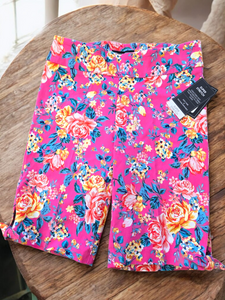 Floral Stretch Bermuda Shorts!