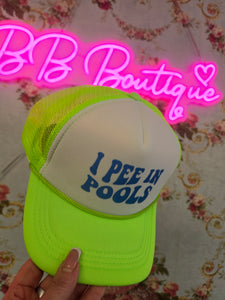 Pee in Pools Caps! 3 colors!