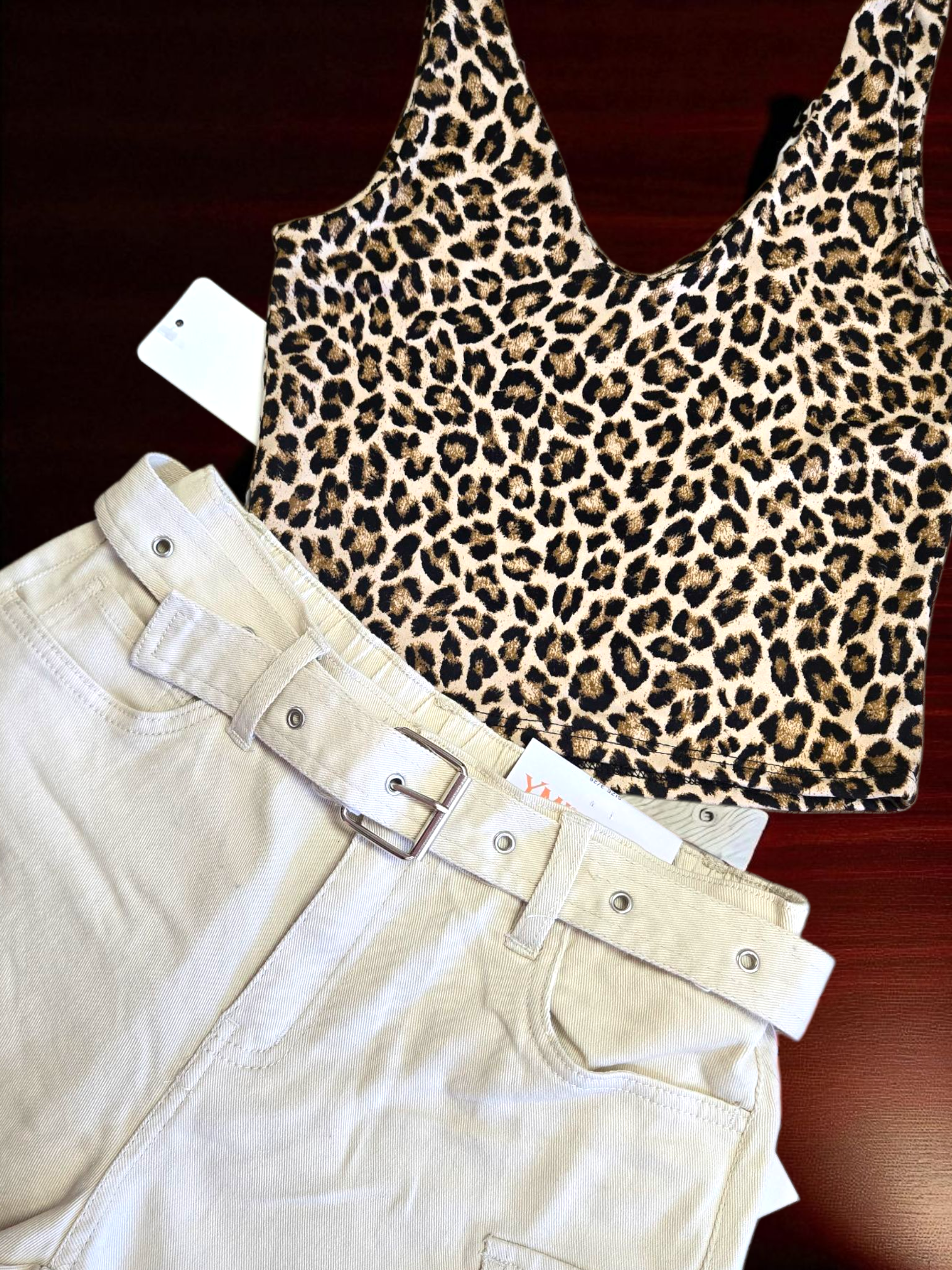 Cheetah Print Crop!