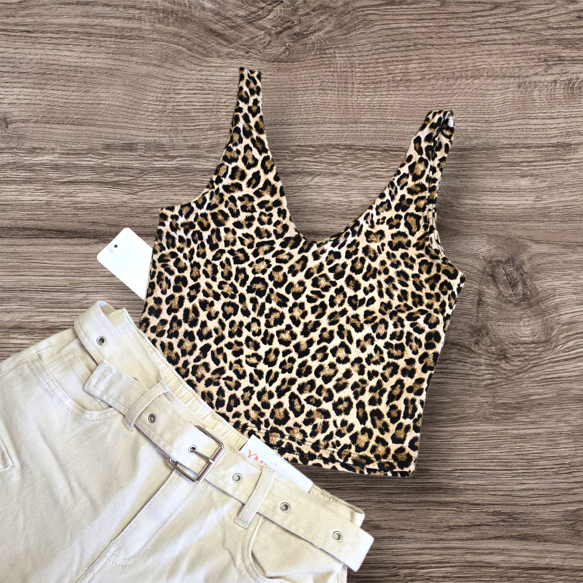 Cheetah Print Crop!