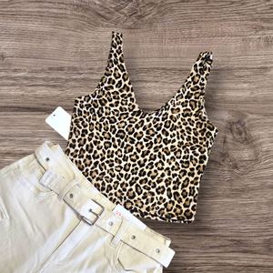 Cheetah Print Crop!