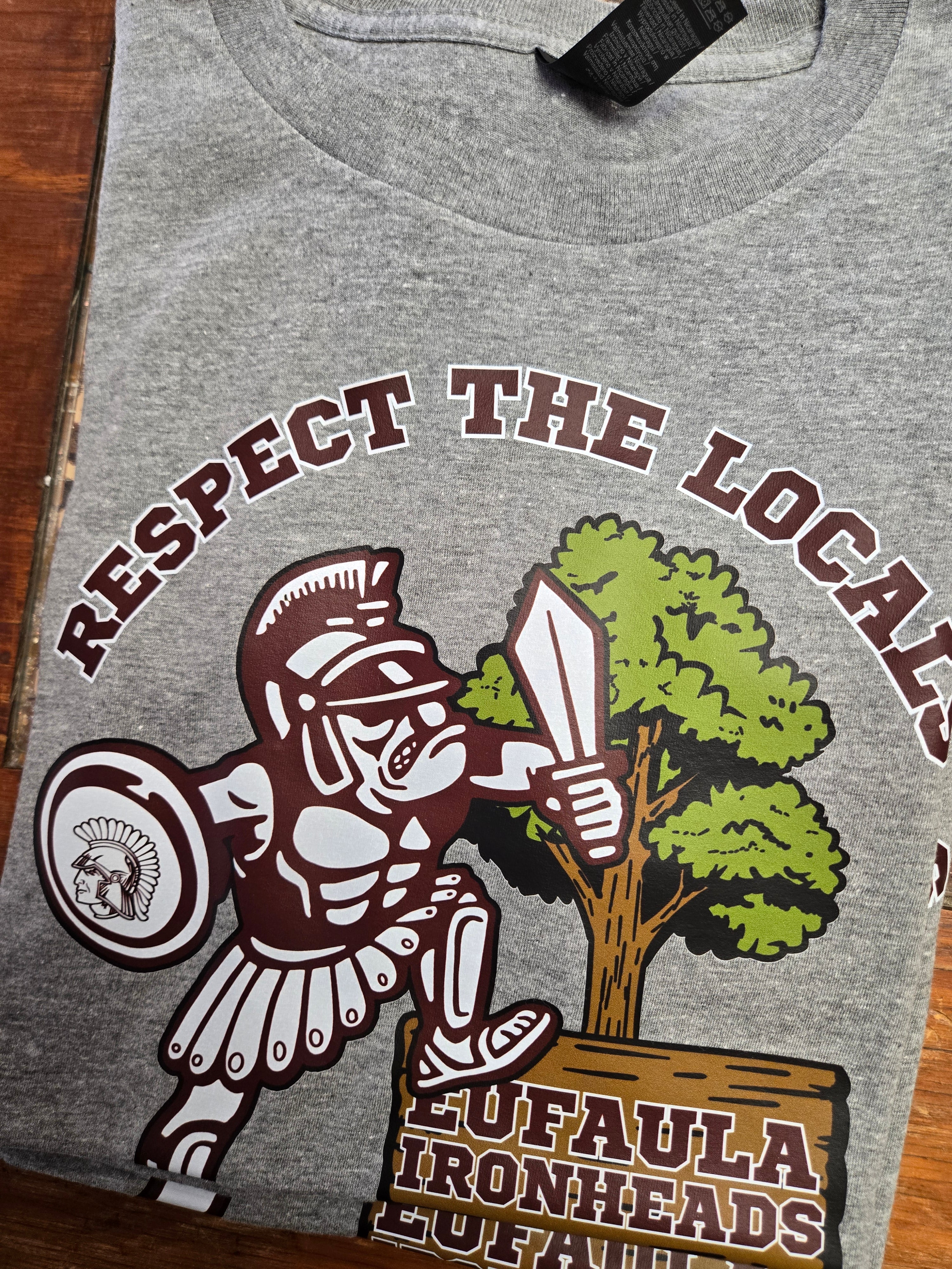 Eufaula Respect the Locals Tee! Adult & Youth!