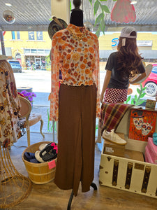 Textured Mocha Pants!