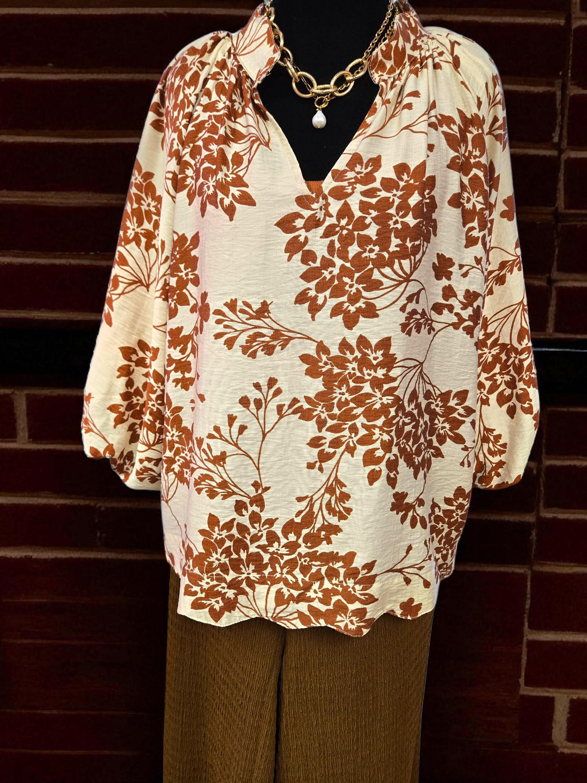 Falling into Fall Blouse!