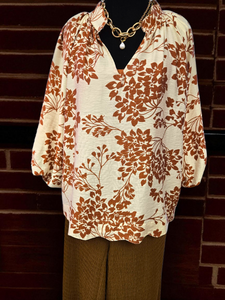 Falling into Fall Blouse!