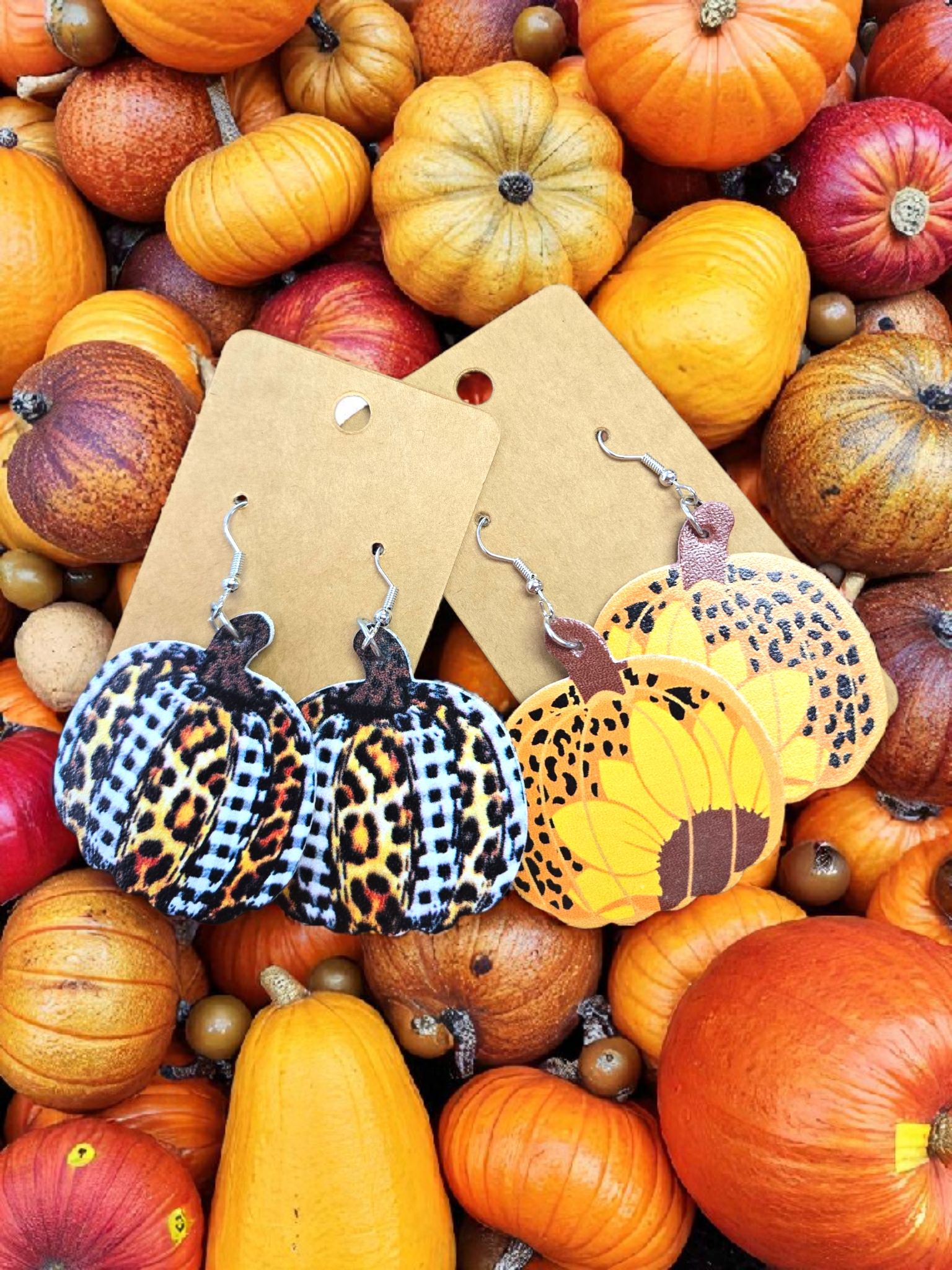 Pumpkin Earrings! 2 choices!