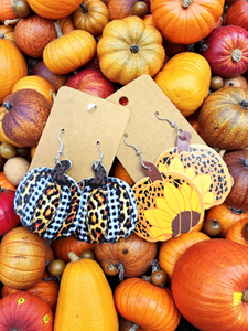 Pumpkin Earrings! 2 choices!