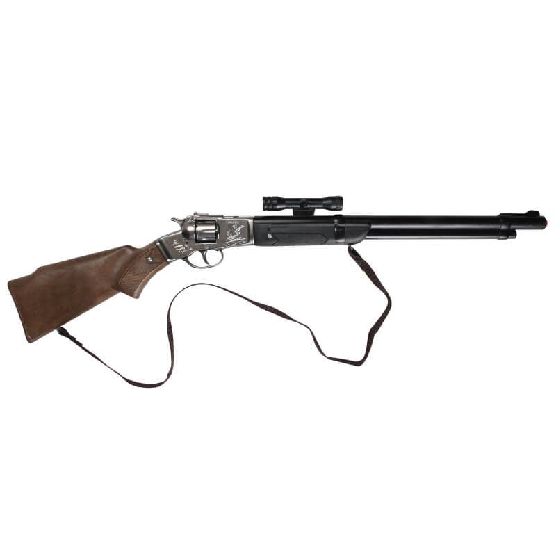 Kid's Classic Cowboy Ranger 8-Shot Revolver Rifle with Scope!