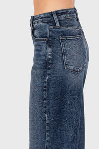 HIGH RISE COMFORT STRETCH WIDE LEG Denim!