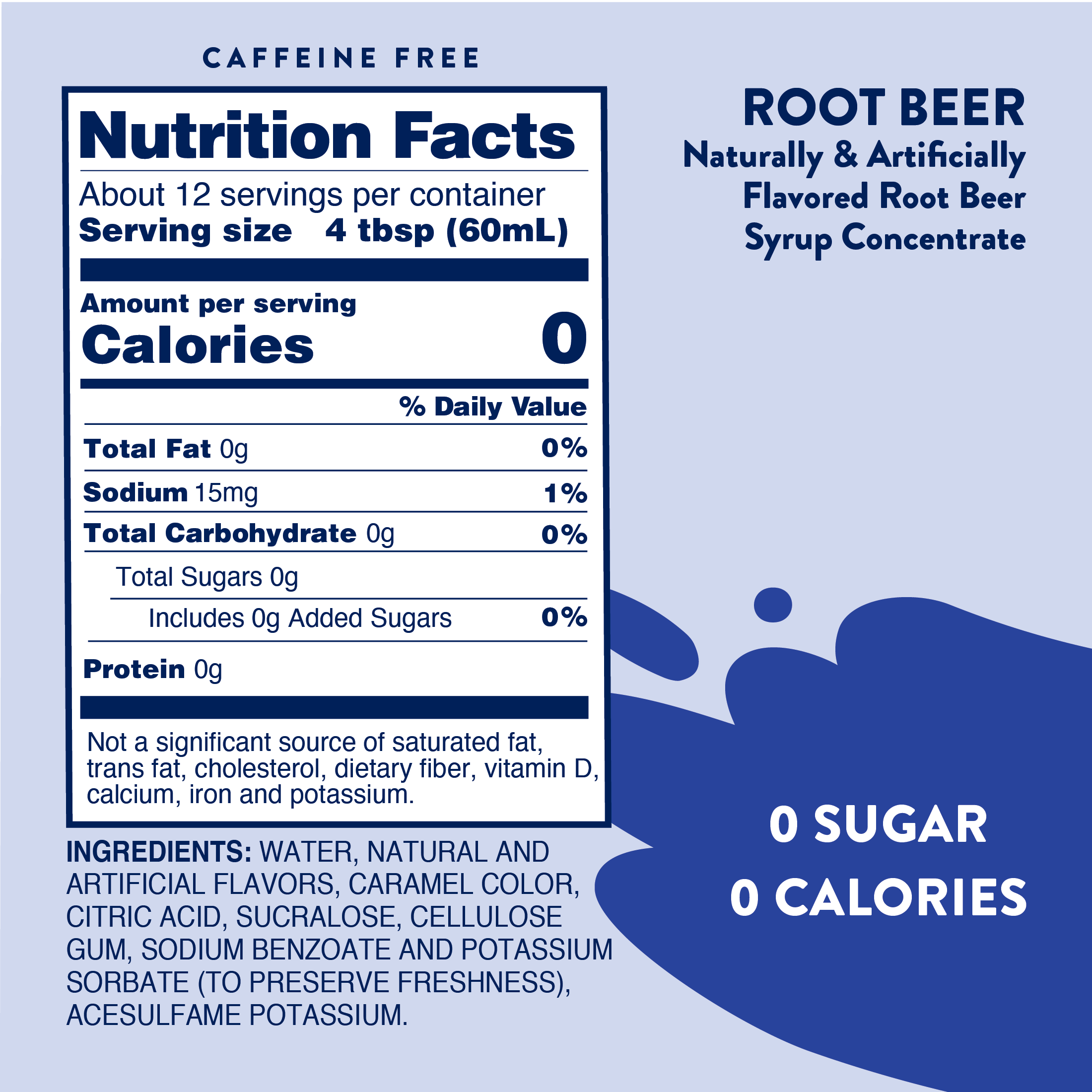 Sugar Free Root Beer Float Syrup!