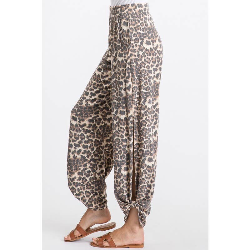 Cheetah Split Side Pants!