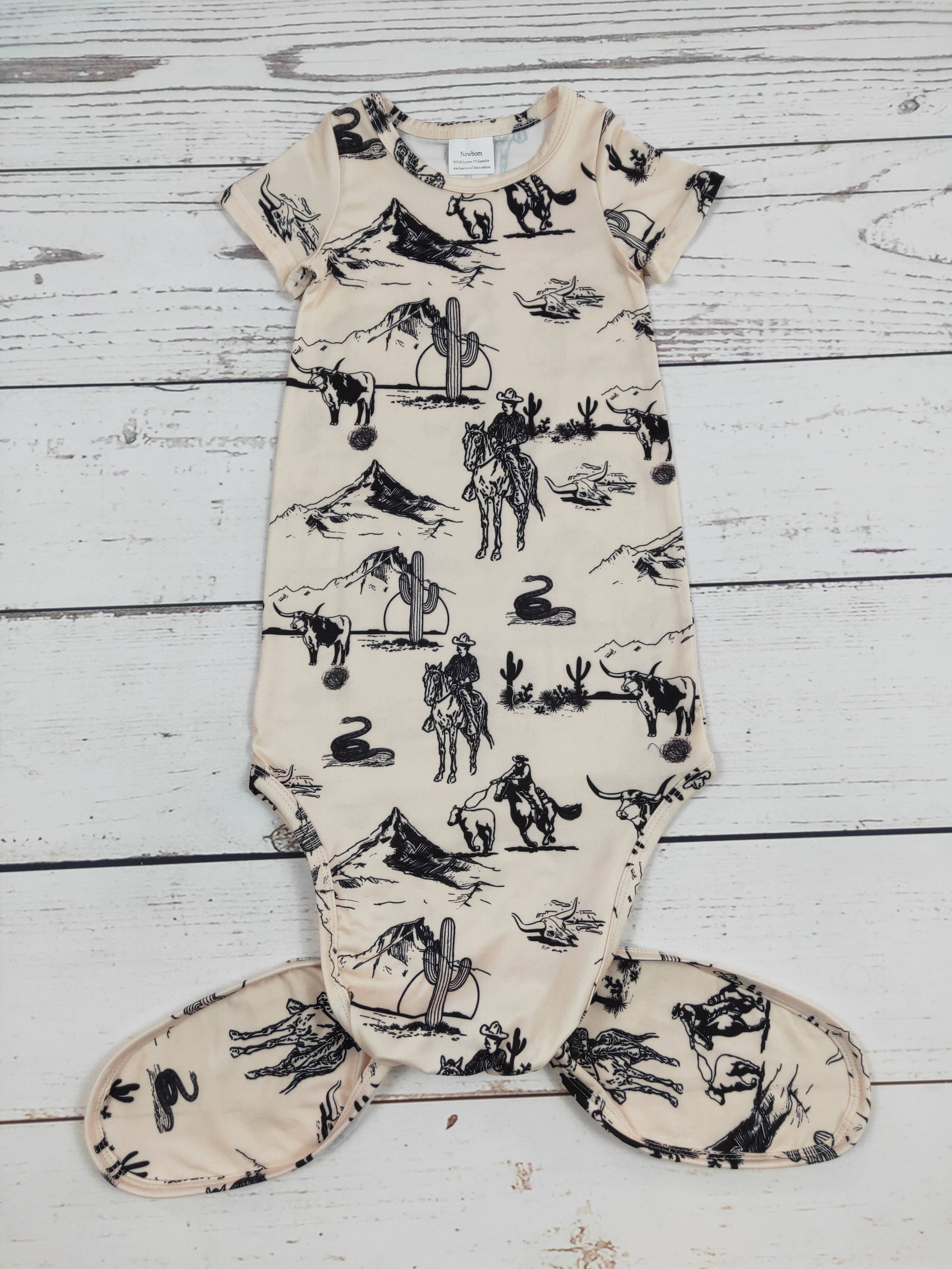 Rodeo Baby Gown!