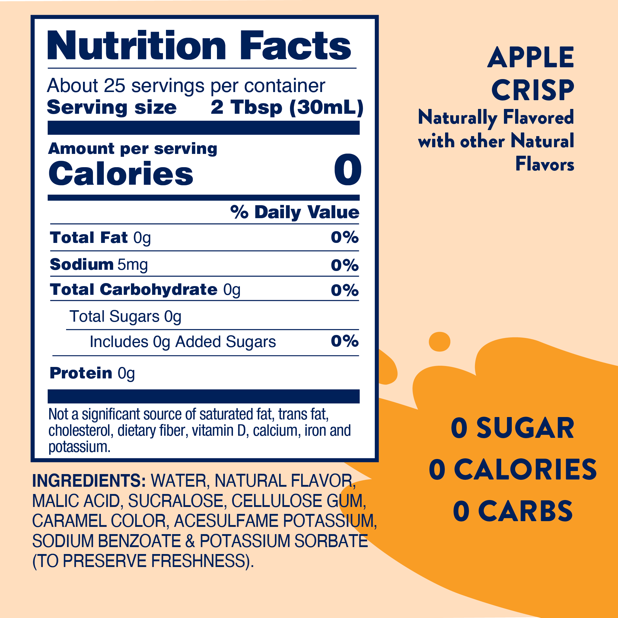 Sugar Free Apple Crisp Syrup!