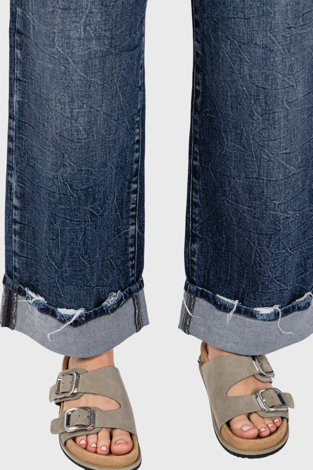 HIGH RISE COMFORT STRETCH WIDE LEG Denim!