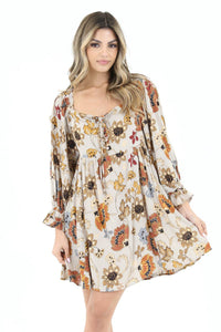 Whispers of Fall Baby doll Dress!