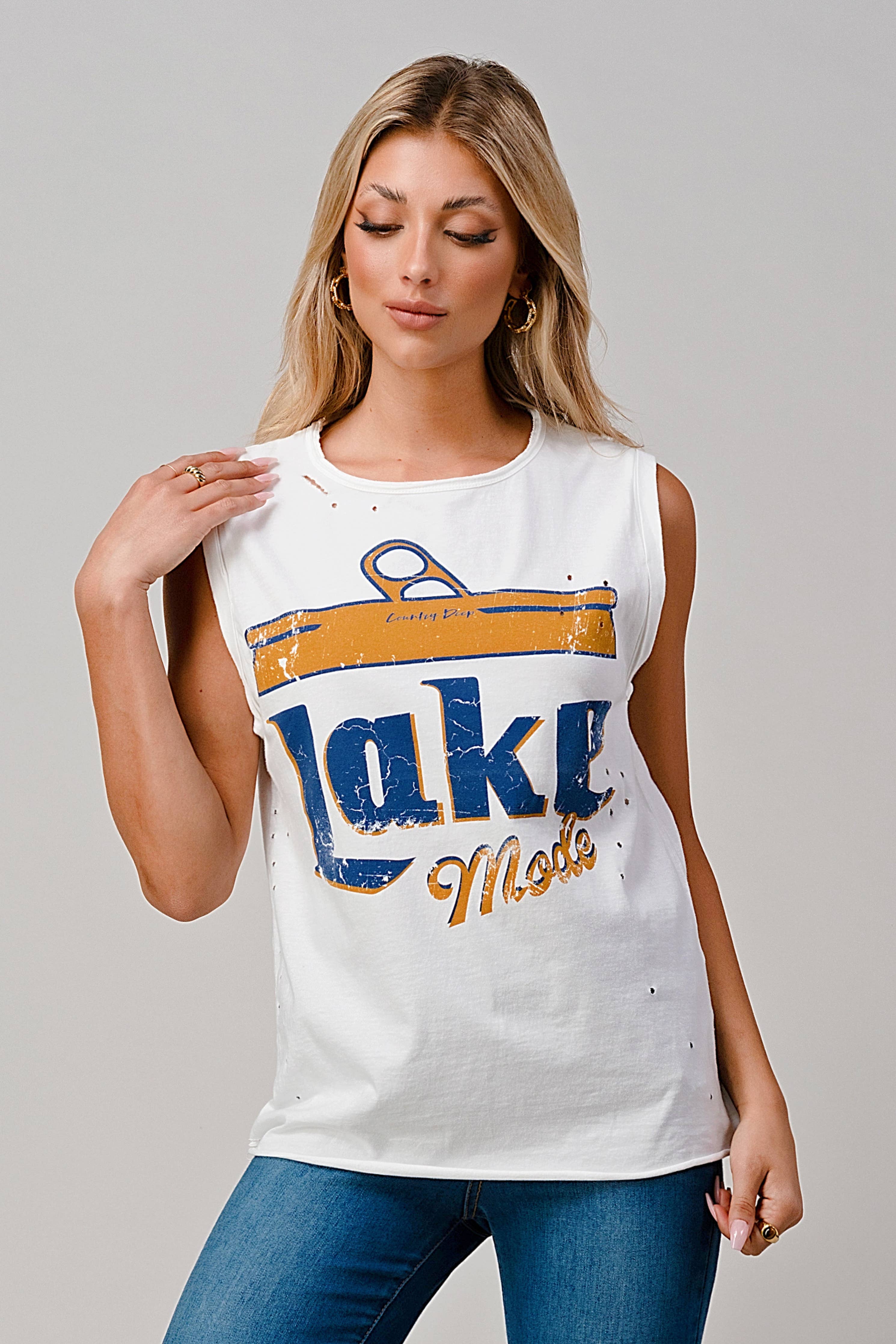 Lake Mode Relaxed Muscle Tee!