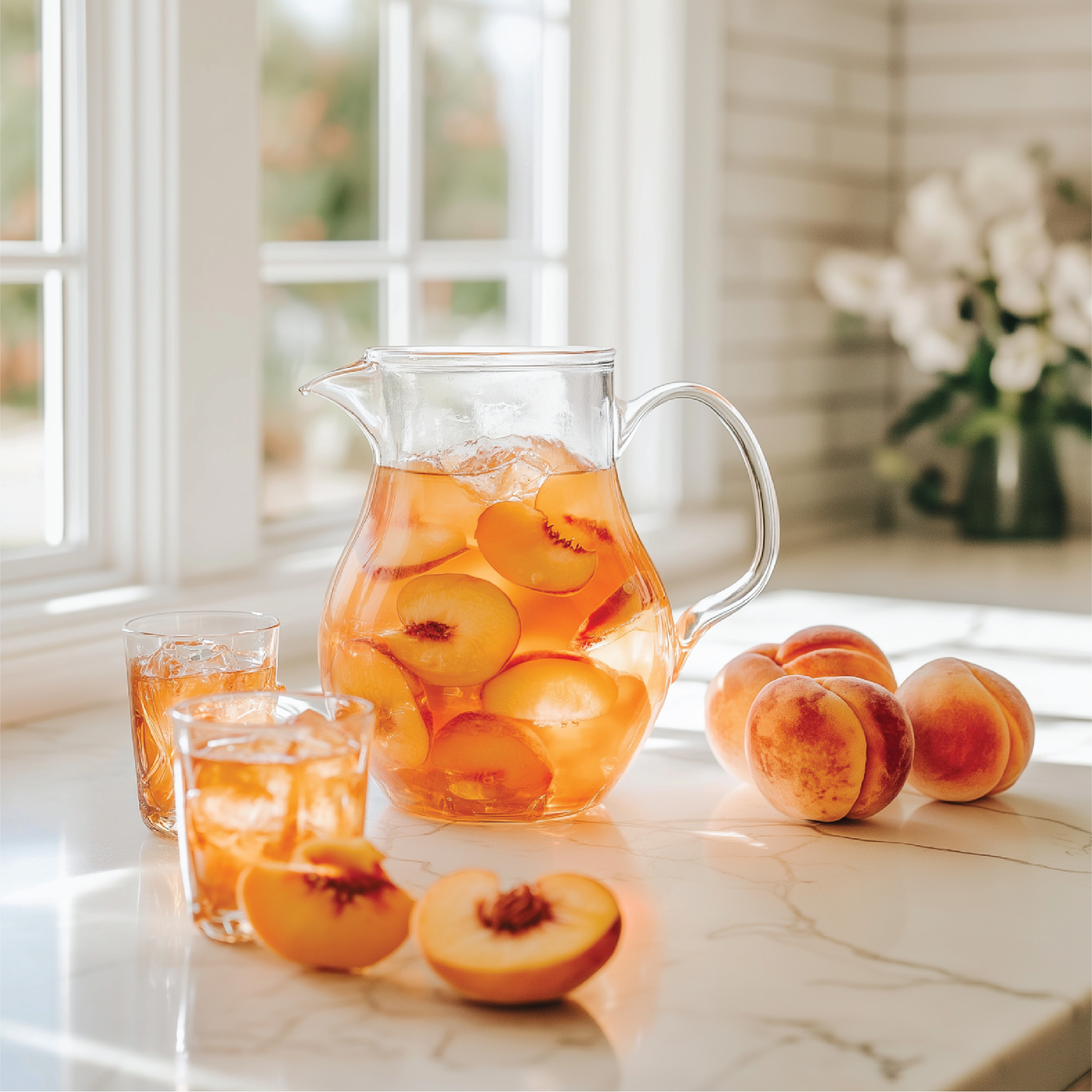 Sugar Free Peach Tea Syrup!