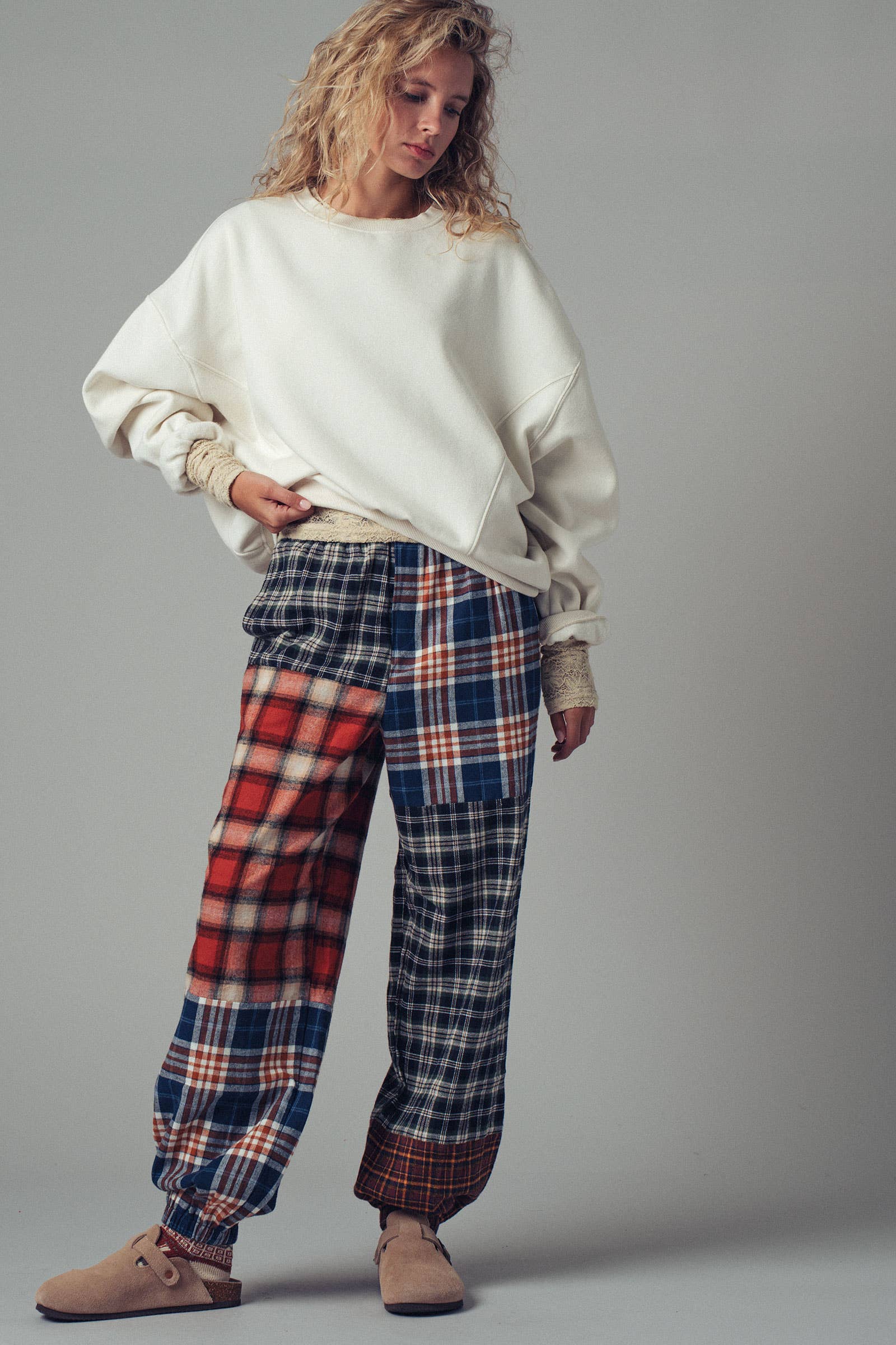 Boho Flannel Joggers!