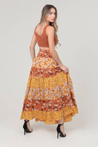Dusty Dawn Smocked Skirt!