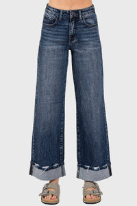 HIGH RISE COMFORT STRETCH WIDE LEG Denim!
