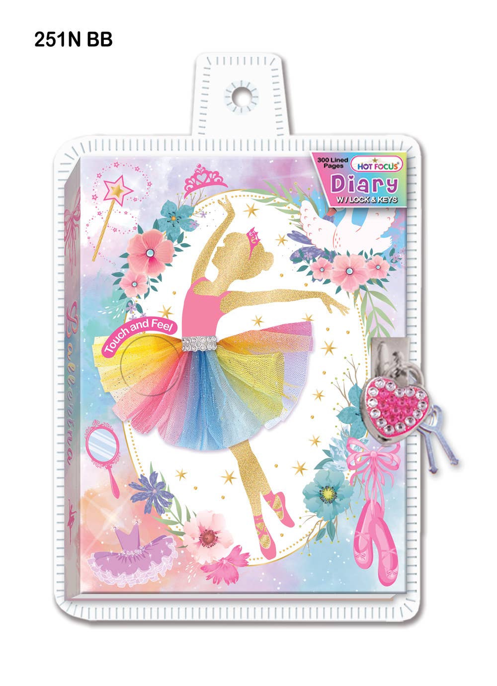 Ballerina Diary with Lock & Keys!