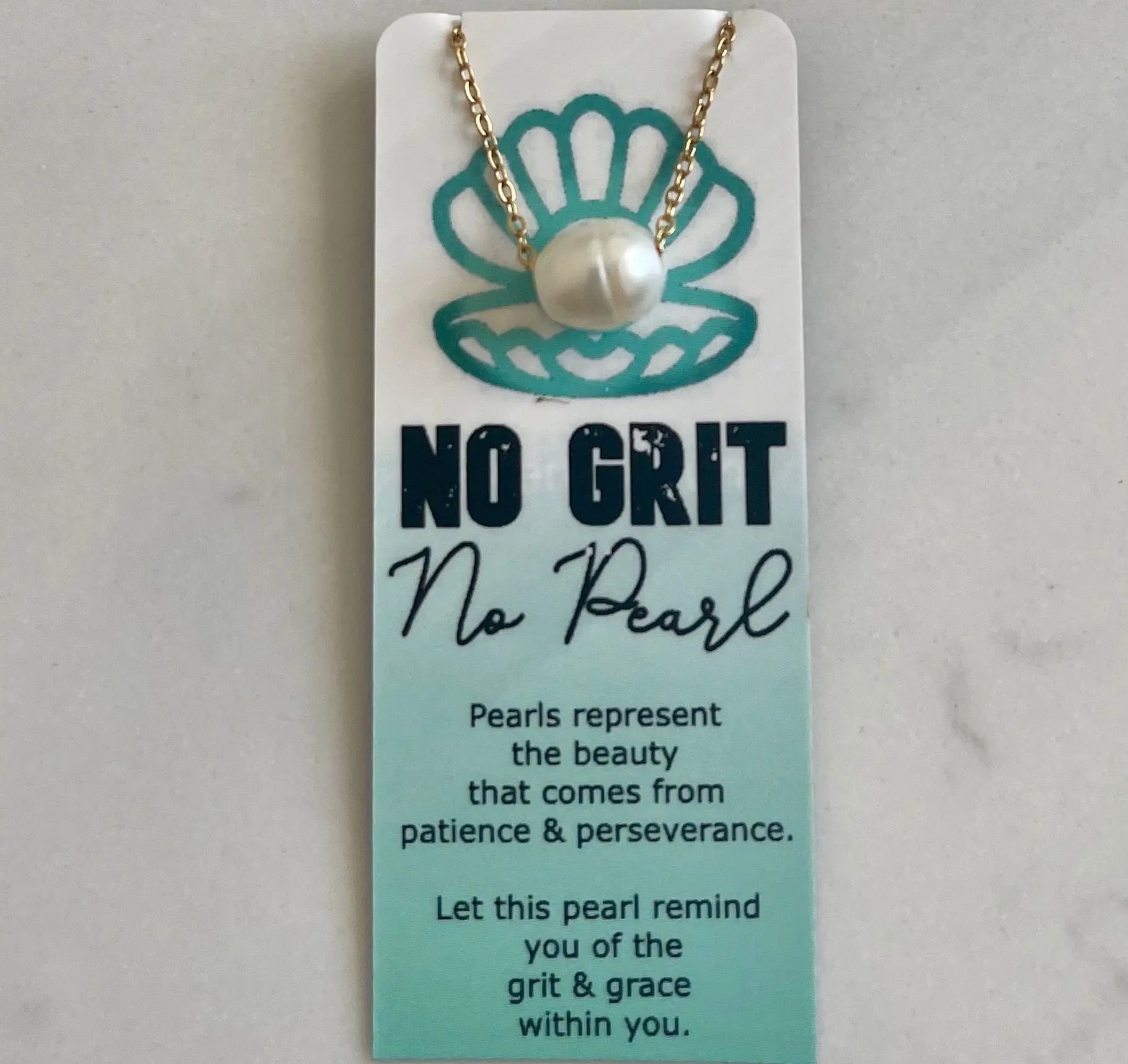 Freshwater Pearl Necklace – Inspirational Gift Grit & Grace