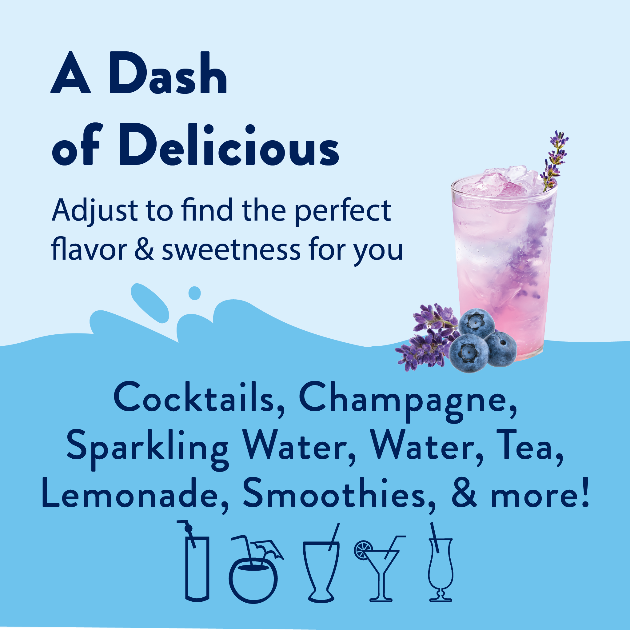 Sugar Free Blueberry Lavender Flavor Infusion Syrup!