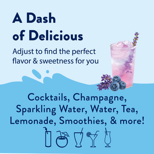 Sugar Free Blueberry Lavender Flavor Infusion Syrup!