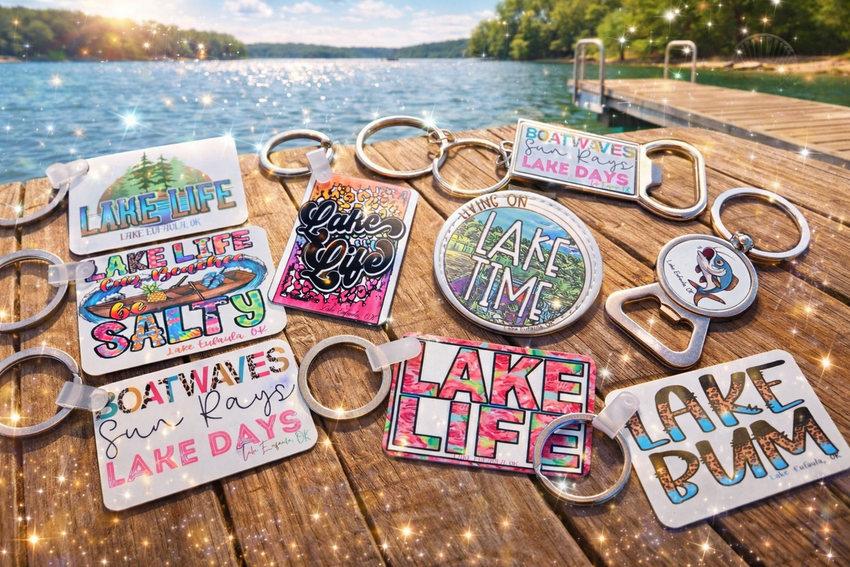 Lake Eufaula Keychain Collection! – BB Boutique