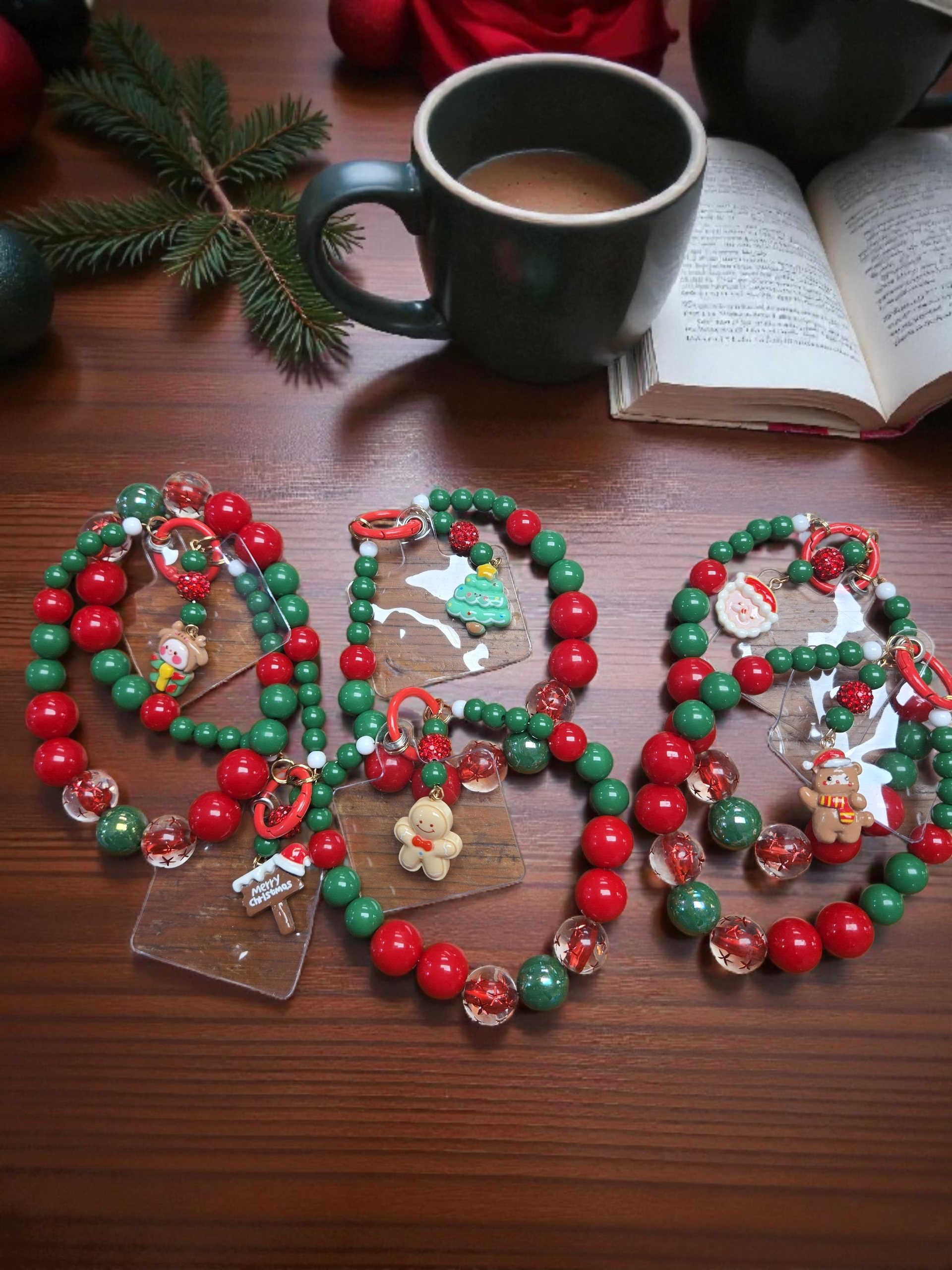 Holiday Bag Charm or Keychain!