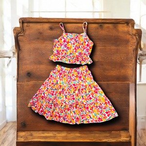 Tween Cropped Skirt Set!