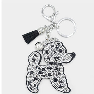 In stock!  Bling Dog Keyring!