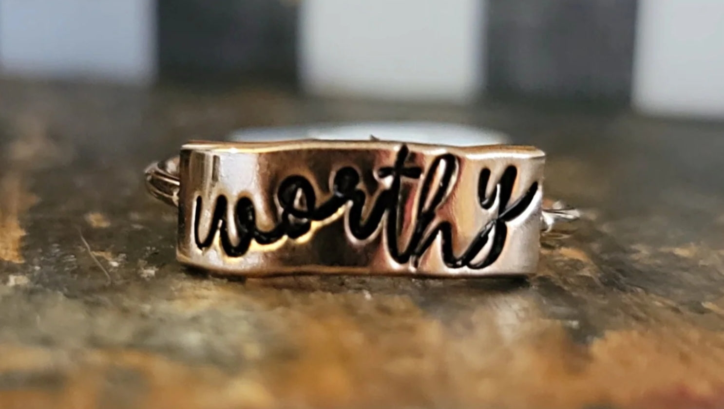 Hand Stamped Rings! 2 Styles!