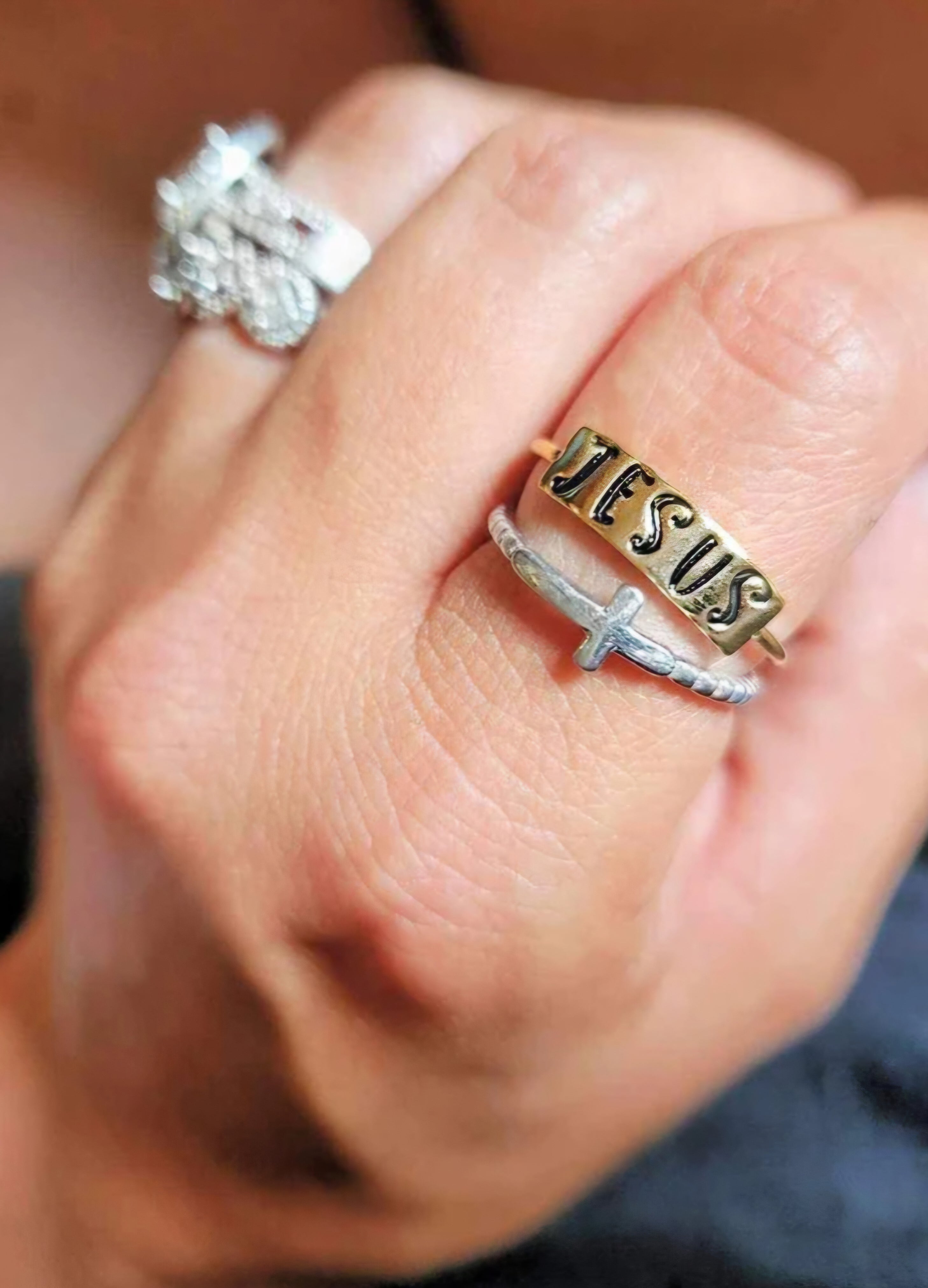 Hand Stamped Rings! 2 Styles!