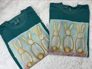 Gold Trim Bunny Tees
