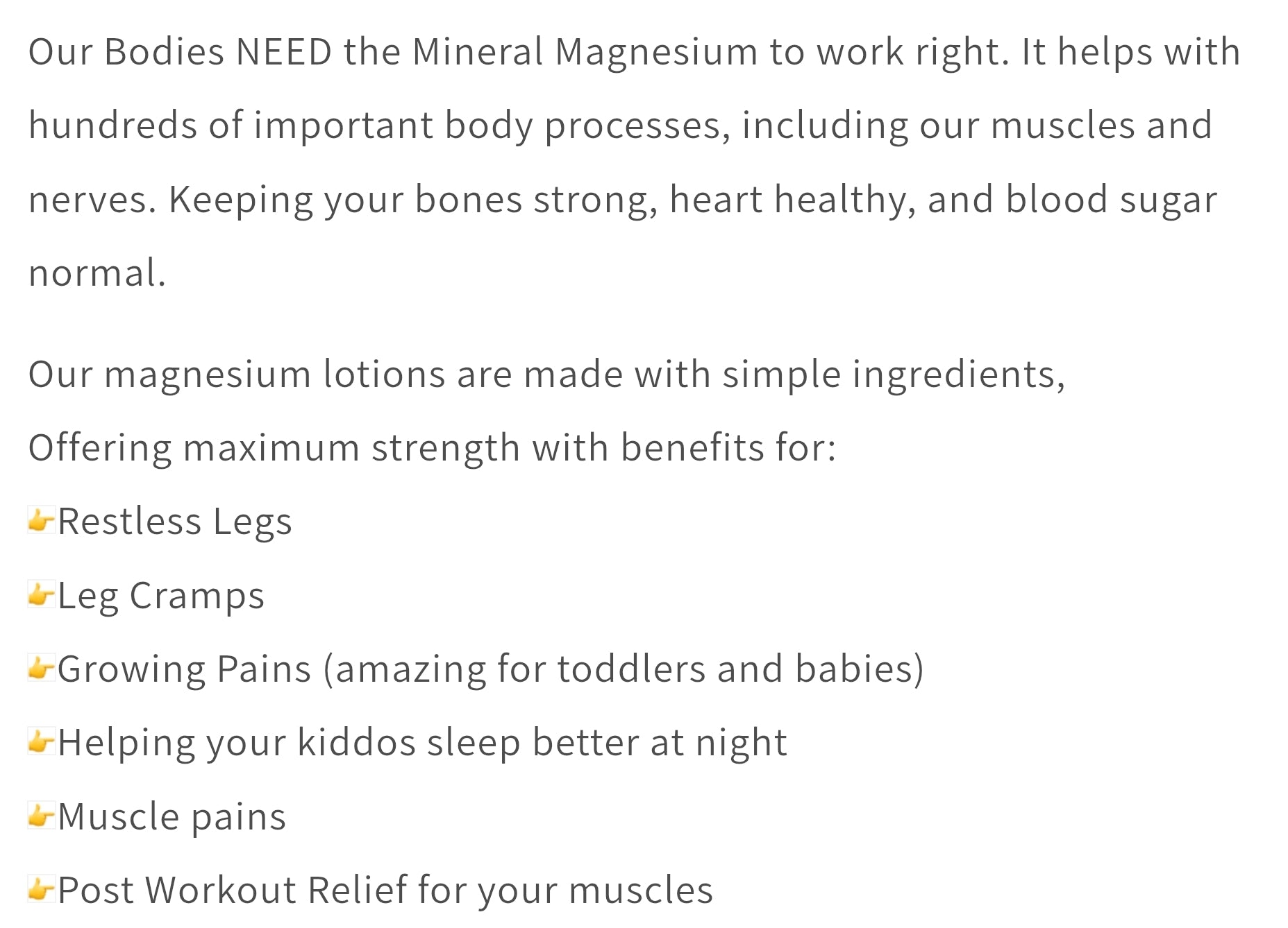 Magnesium Lotion!