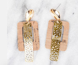 Gold Accent Earrings! 3 colors!
