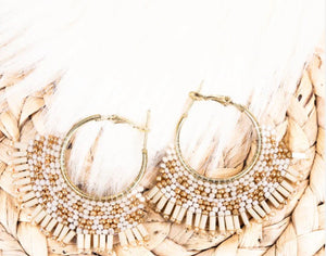 Gold Tone Hoop Earrings! 3 Colors!