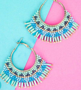 Gold Tone Hoop Earrings! 3 Colors!