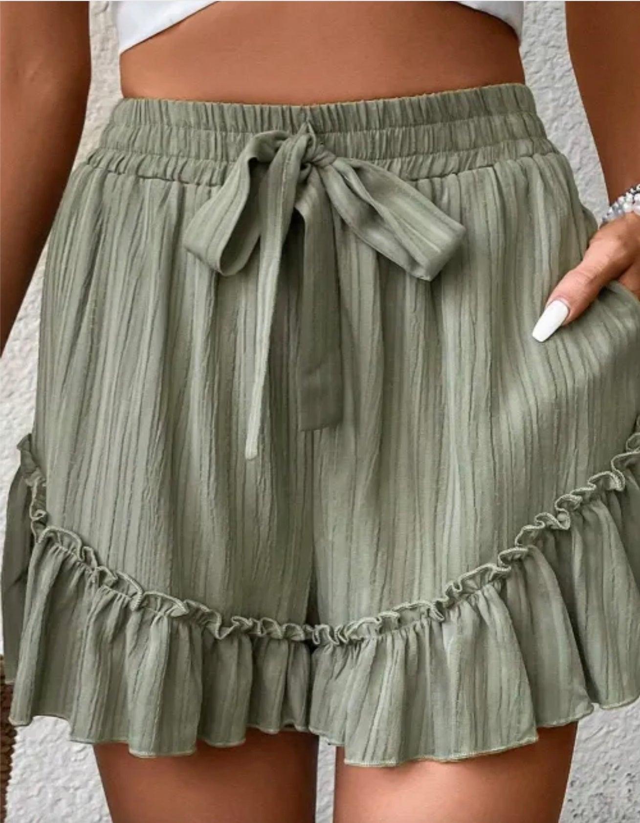 Ruffle Hem Shorts!