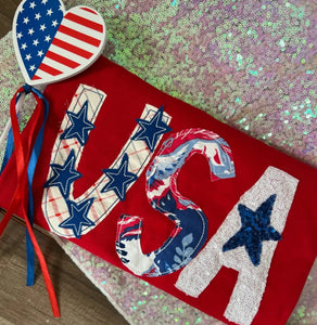 USA Embroidered Tee!
