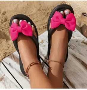 Bow Flipflops! 2 colors!