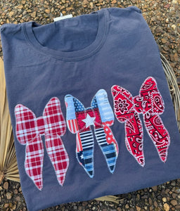 Bow Embroidery Tee!