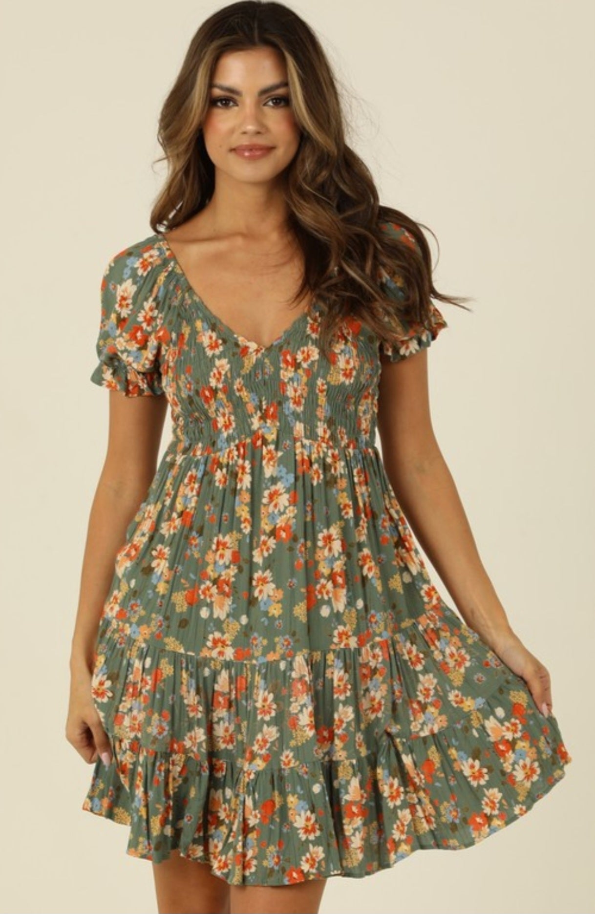 Floating Floral Dress!